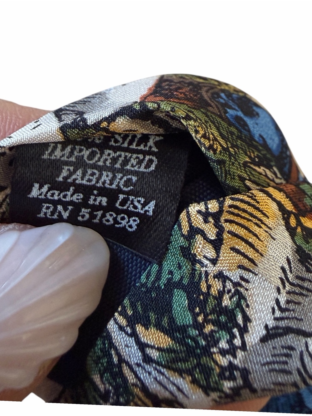 Vintage Tango By Raab Max Americana Series Tie - Battle of Gettysburg - Picture 4 of 4